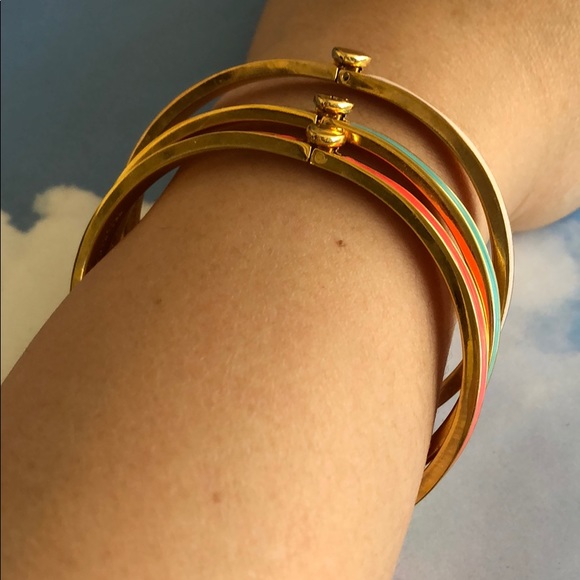 Kate Spade Thin Enamel Bangles - Picture 3 of 10